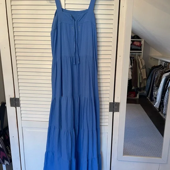 9seed Sayulita dress - size P/S - blue maxi with tie back - Picture 3 of 5